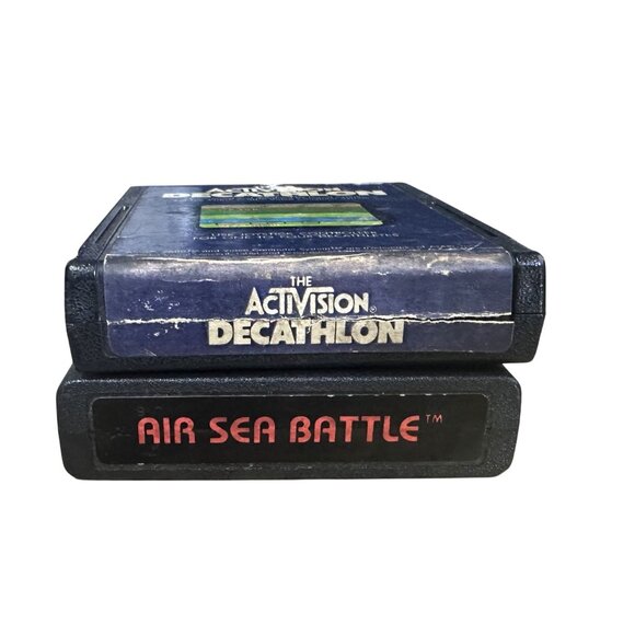 Vintage Atari 2600 Games 2 Games Air Sea Battle & Decathlon - Picture 4 of 4